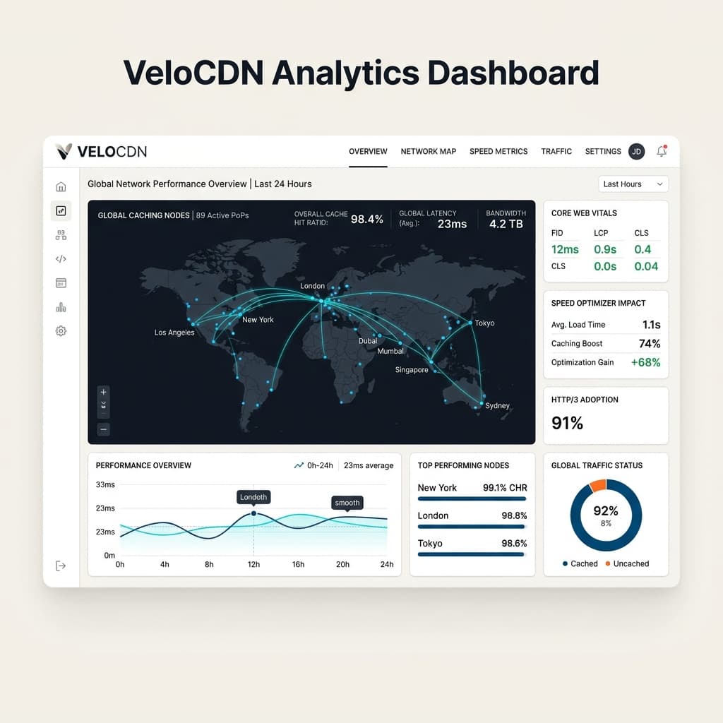 VeloCDN Dynamic Optimizer